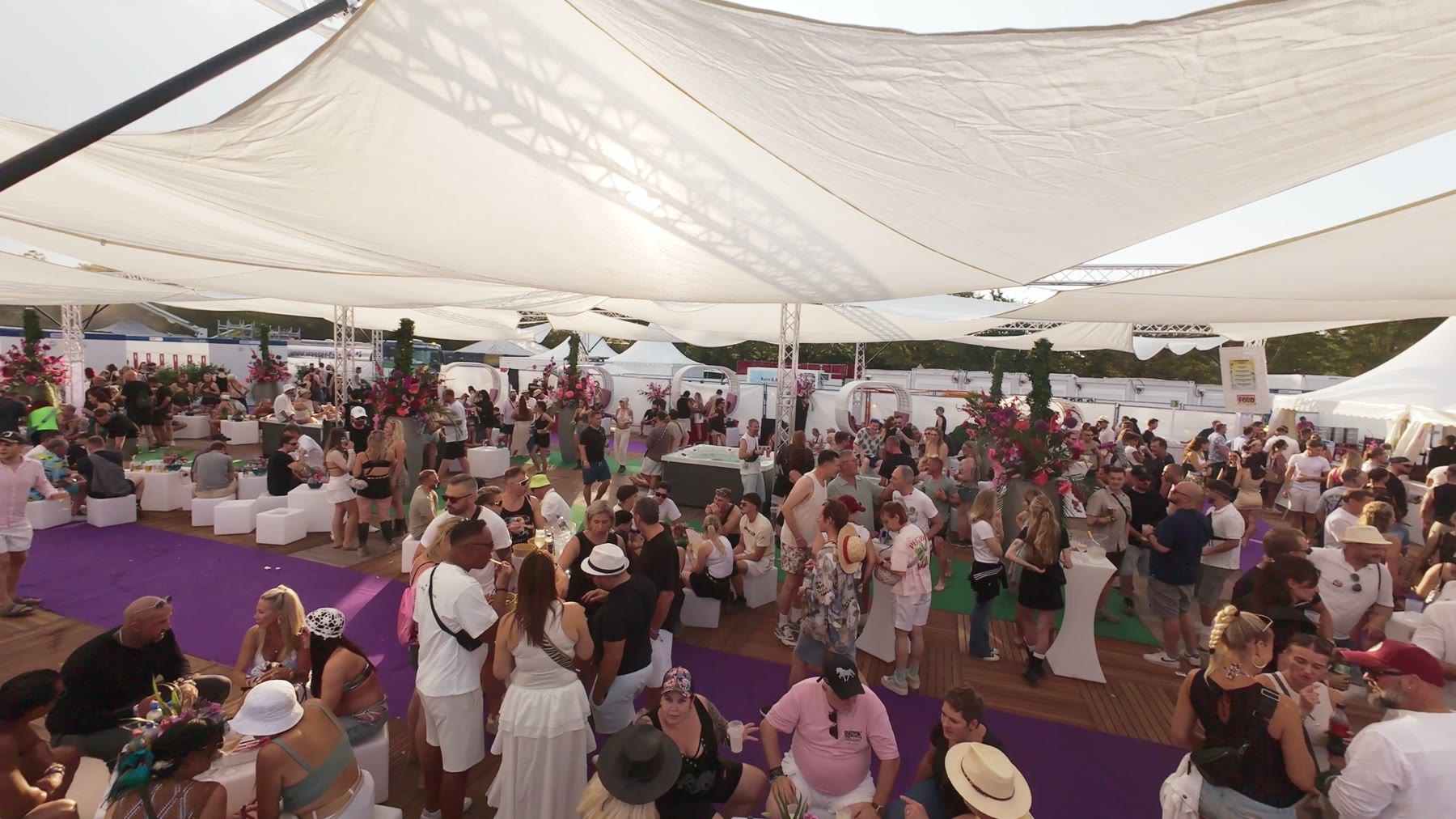 Three days at Sea You Festival, cut and delivered on site